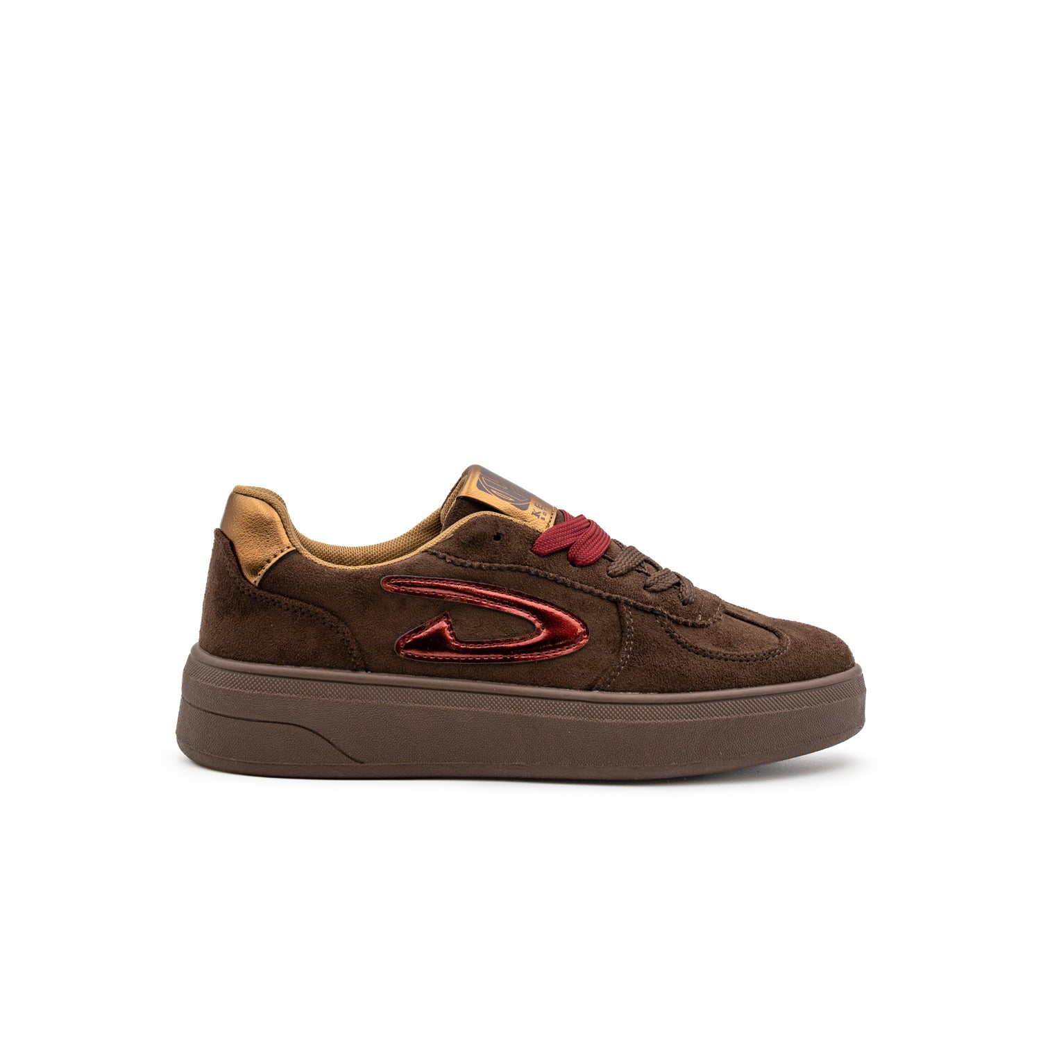 Sneakers marrones con plataforma DENVER K61010 de Kelara